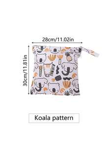 1 件防水湿袋，可水洗，可重复使用，适用于旅行、海滩、泳池、脏运动服、湿泳衣、洗漱用品 - 彩色 - 查看 9