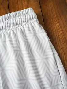 Manfinity VCAY Bộ 2 áo thun polo ngắn và quần short nam, trang phục thể thao thường ngày thời trang mùa hè - Nhiều màu - Xem 3