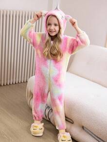 Schulanfang Mode Mädchen Pyjamas Mädchen Einhorn Pyjamas Winter Pyjamas für Mädchen