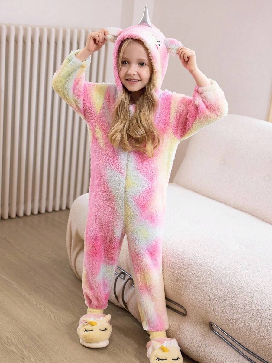 Schulanfang Mode Mädchen Pyjamas Mädchen Einhorn Pyjamas Winter Pyjamas für Mädchen