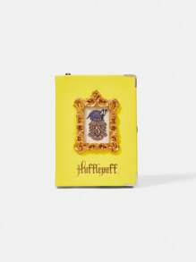 HARRY POTTER X SHEIN Book Shaped Foil Print Box Shoulder Bag - Yellow - View 3