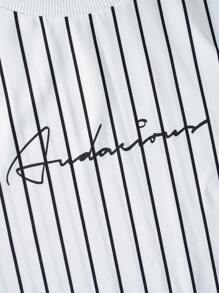 Manfinity NXTstreet Men T-Shirts Fit Crew Neck Short Sleeve Slogan Tee Letter Graphic Casual Simple Polyester, Summer