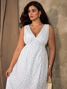 Flirla Vestido elegante y romántico de estilo francés minimalista y versátil con espalda descubierta, hombros descubiertos, textura de flores pequeñas, corte evasé, espalda abierta, ajuste ceñido y largo para mujer en verano - Multicolor - Ver 7