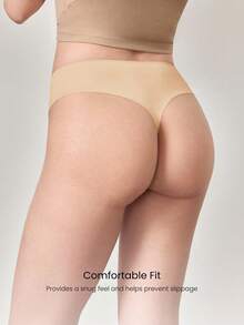 GLOWMODE 2条装轻薄透气吸汗中腰无缝隐形丁字裤日常运动内裤