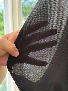 SHEIN Tween Girls Black Jersey T-Shirt, Loose & Comfortable, Versatile Fashion Casual Wear - Black - View 8