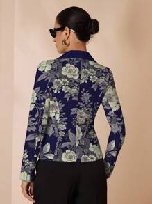 Glamance Pati Paints Áo khoác Blazer họa tiết in thường ngày dành cho nữ, phù hợp cho mùa thu/đông, mùa tựu trường, ngày nhà giáo, áo khoác ngoài nhẹ - Nhiều màu - Xem 2