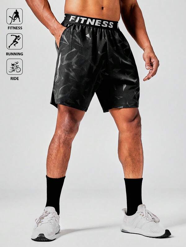 Manfinity Sport Polished Breathable Men's Black Sports Shorts With Convenient Pockets For Active And Casual Wear Men Workout Shorts Athletic Shorts Men Shorts 7 Inch Fitness Shorts Training Shorts