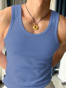 Manfinity Sport Corelite 3 件套男士纯色圆领休闲运动背心健身上衣背心套装基本款 T 恤篮球运动服男士连帽衫 - 彩色 - 查看 4