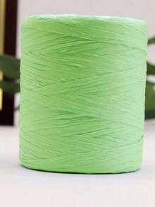 1 件拉菲草纱线手工钩编可折叠帽袋、波西米亚风海滩夏季草帽、DIY 手工编织线、时尚丝带绳、钩编渔夫帽、手工折叠拉菲草太阳帽、波西米亚风配饰 - 彩色 - 查看 18