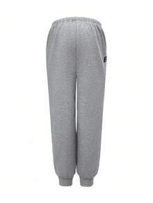 Modmama Pregnant Women's Fleece Applique Adjustable Waist & Cuff Sweatpants Adjustable Waist Sweatpants Winter Sweatpants Warm Sweatpants Thermal Lined Sweatpants Autumn/Winter - Multicolor - View 10