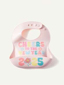 Cozy Pixies 1 件婴儿围兜，可水洗且易于清洁（三件随机发货一件） - 彩色 - 查看 5