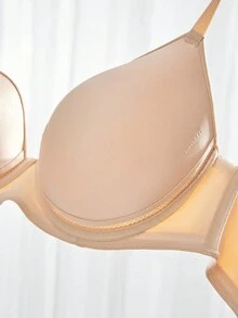LUVLETTE Plus Dream Curve Support + Smooth Full Coverage Support T-Shirt Bra Nude Minimizer Bra Flexi SizeFReedom Bra - Aprikot - View 7