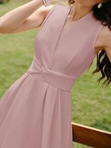 Vintamour Vestido vintage retro elegante para mujer, atuendos de verano para vacaciones y trabajo, vestidos de verano para mujer, vestido blanco para Pascua, vestido de fiesta para mujer, vestidos blancos para mujer, atuendos de primavera para mujer, ropa de verano para vacaciones, vestido de invitada de boda para mujer, vestidos de primavera para mujer, vestidos de verano para mujer, vestidos de sol para mujer, vestidos formales para mujer, vestido de graduación, vestidos elegantes para mujer, atuendos de vacaciones para mujer, cumpleaños - Rosa vieja - Ver 4