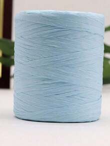 1 件拉菲草纱线手工钩编可折叠帽袋、波西米亚风海滩夏季草帽、DIY 手工编织线、时尚丝带绳、钩编渔夫帽、手工折叠拉菲草太阳帽、波西米亚风配饰 - 彩色 - 查看 12