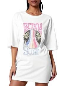 Roxy Women Short Dresses - White - View 1