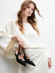 CUCCOO BIZCHIC 女士时尚新款百搭百搭鞋 - 黑色 - 查看 5