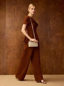 MOTF PREMIUM BOLSO TOTE CON CREMALLERA DE PIEL DE PU - Dorado - Ver 6
