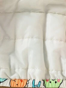 年轻女孩可爱恐龙连帽长袖棉服外套 - 彩色 - 查看 9