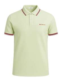 Men Polo Shirts - Lime Green - View 4