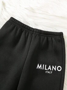 Bubblio Bộ 2 món/Bộ đồ liền thân giữ nhiệt cho bé trai, quần jogger và áo nỉ lót lông, bộ đồ thể thao thoải mái, dễ phối đồ cho mùa thu/đông, thích hợp mặc trong nhà, ngoài trời, mặc hàng ngày, thể thao, vui chơi, tiệc tùng, ngày lễ, bộ đồ thể thao 2 món cho bé mới biết đi, bộ đồ thường ngày cho bé, bộ đồ cho bé mùa thu đông, mặc dạo phố cho trẻ sơ sinh - màu đen - Xem 6