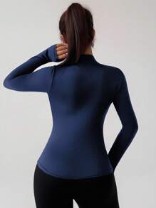 DAZY Sports Running Yoga Slim Fit Long Sleeve Jacket