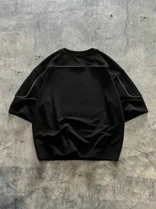 AXEPEAK 男士针织休闲日常宽松短袖T恤