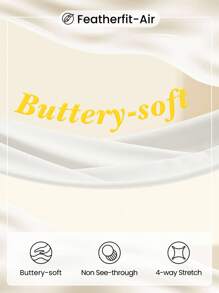 GLOWMODE FeatherFit™-Air U型背部撇步裝飾連內置短褲口袋，防滑、輕支撐、適合瑜伽、工作室、健身房和日常穿著的裸露臂短裙 - 白色 - 查看 6