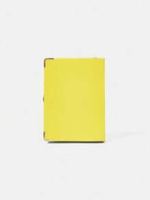 HARRY POTTER X SHEIN Book Shaped Foil Print Box Shoulder Bag - Yellow - View 7