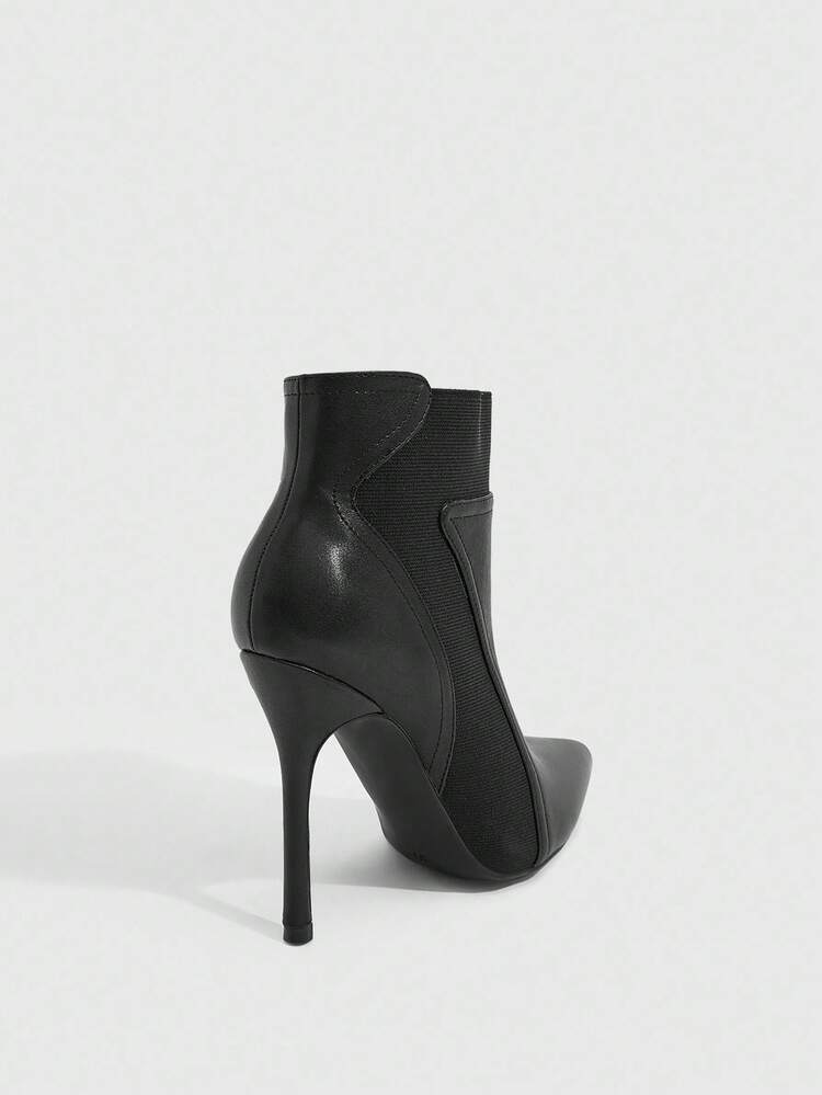 CUCCOO SZL Women's Fashion Pointed Toe Stiletto Heel Ankle Boots For Christmas Spring Shoes