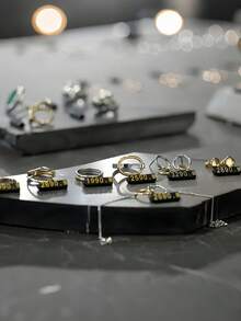 10Sets Mini Adjustable Price Tag Sets, Price Three-Dimensional Number Signs, Snap Design, Easy To Install, Can Be Used For Jewelry, Watches And Daily Office Display Price Signs, Suitable For Display Stands, Small Counters, Jewelry Retail Stores, Automatic Vending Machines, Store Decorations - Multicolor - View 6
