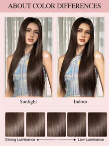 9AM Hair Brown Wear And Go Glueless Wigs Human Hair Pre Cut 26 Inch 5x6 Chocolate Brown Straight Glueless Wig Human Hair Pre Plucked Bleached Knots #4 Dark Brown Lace Closure Wigs 180 Density For Women Winter Christmas Halloween Costumes Autumn Outfits Women Fall Outfits