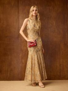 MOTF PREMIUM METALLIC DECOR PU LEATHER CLUTCH - Red - View 6