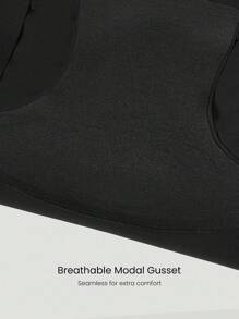 GLOWMODE 2条装轻盈透气吸汗中腰全包覆无缝隐形内裤，适合日常运动