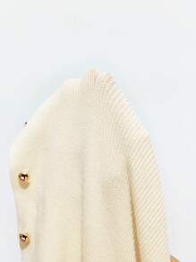 Maija Plus Size Women's Casual Solid Color Front Button Sleeveless Knit Top, Business Casual Urban Commuter Office Wear, Teacher Sweater Vest Cardigan Fall Autumn Back To School Homecoming Modest Vintage Women Old Money Teacher Romantic, Fashion, Versatile; Comfortable, Stylish, Elegant, Casual, Simple Daily Wear