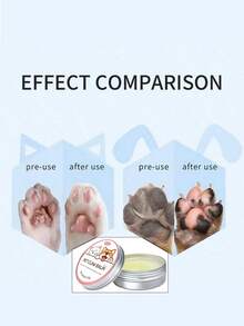 SHEIN 3pcs Paw Balm For Cats 50g Cat Dog Paw Protective Cream Pet Nose Protector Moisturizer Pet Crack Feet Repair Accessories For Cats - Multicolor - View 7