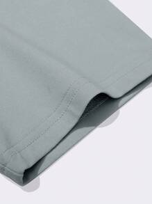 Manfinity EMRG 男士宽松圆领短袖字母图案T恤