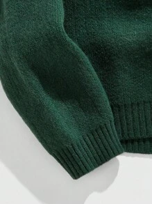 ROMWE MEN Prep 男士菱形图案翻领针织毛衣 - 彩色 - 查看 4