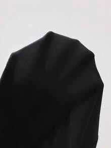 ROMWE MEN Street Life Áo nỉ lửng rộng rãi cho bé trai, chất liệu đính sequin lấp lánh, phong cách đường phố. - màu đen - Xem 5