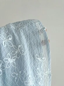 Elamini Đầm nữ màu xanh dương họa tiết hoa, cổ chữ V sâu, dây mảnh, hở lưng, xếp nếp, gợi cảm và quyến rũ cho kỳ nghỉ hè ở bãi biển. - Hồng - Xem 8