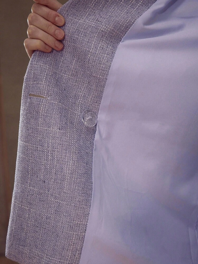 DOUBLE BREASTED STRUCTURED BLAZER