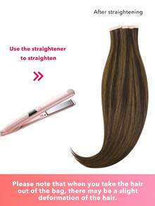 20PCS Straight Tape In Human Hair Extensions 100% Real Remy Human Hair 14-24inches Natural High Quality 50G/Pack For Salon Silky Seamless Invisible PU Tape In Hair Extensions - S1/2/5 - View 7