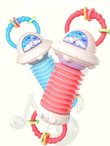 Zazumi Accordion Toy For Kids Educational Musical Instrument Sensory Learning Toy With Bumpy Texture Improves Grip Strength Enhances Focus Music Education For Toddlers Baby Early Development Interactive Play Parent-Child Bonding Gift - Multicolor - View 9