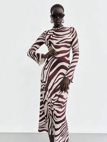 Lumivelle Halloween Women Long Dresses Fall Cloth For Women - Multicolor - View 6