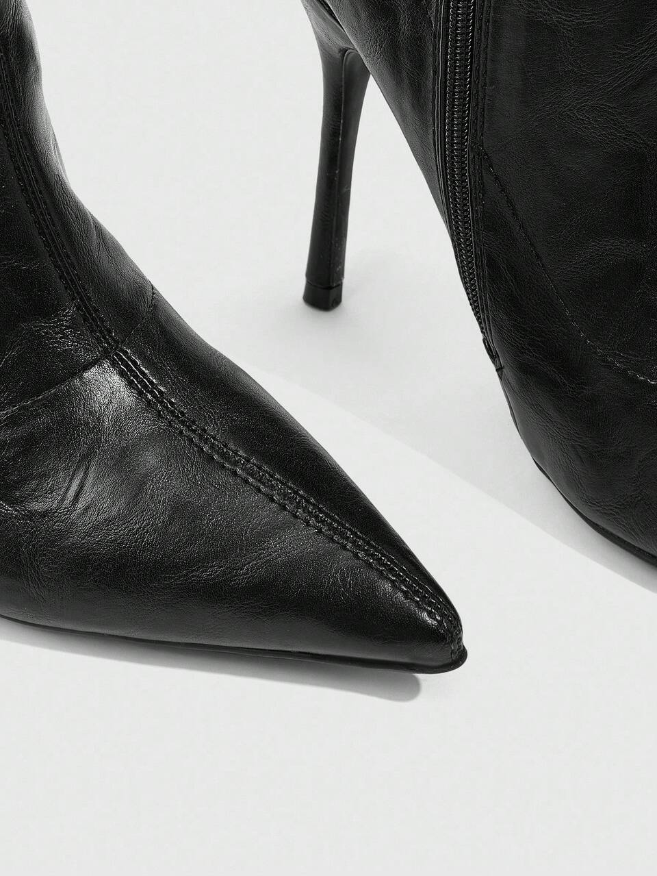 CUCCOO SZL Women's Fashion Pointed Toe Stiletto Ankle Boots, Suitable For Commuting, Dating, Party, Vacation For Christmas Spring Shoes
