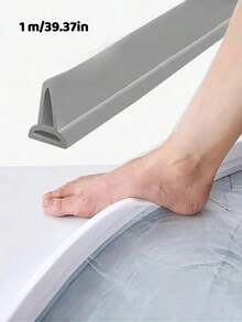 1 件适用于淋浴底座和浴室门的防水密封条 | 防滑门槛密封 | 卫生间地板屏障 | 阻水过渡条 | 3 种尺寸：1M（39.37 英寸）、2M（78.74 英寸）、3M（118.11 英寸）长度 - 彩色 - 查看 7