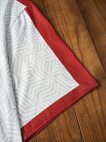 Manfinity VCAY Bộ 2 áo thun polo ngắn và quần short nam, trang phục thể thao thường ngày thời trang mùa hè - Nhiều màu - Xem 5
