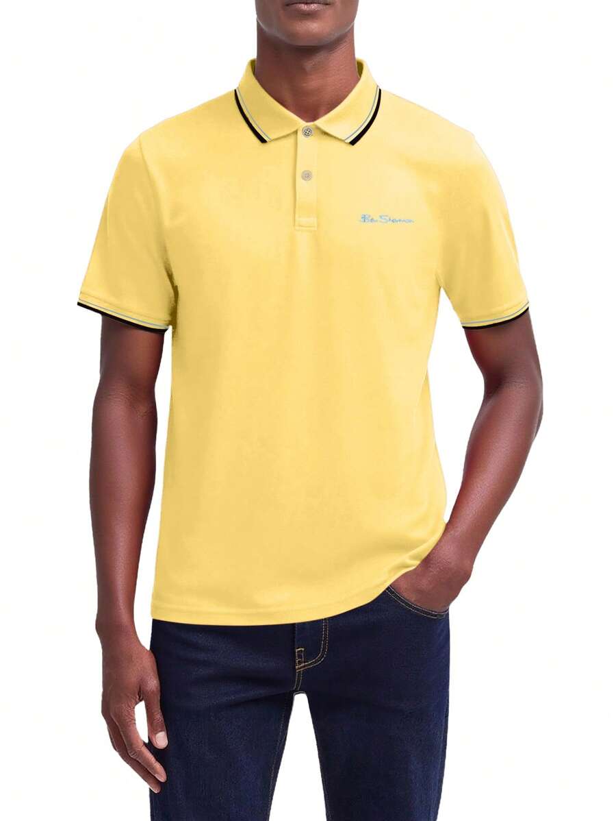 Ben Sherman Áo Polo Nam - Màu vàng - Xem 1