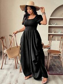 EMERY ROSE Bộ đồ liền thân Halloween cỡ lớn - màu đen - Xem 3