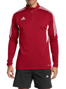 Adidas Condivo 22 Training Sweatshirt - Red - View 1