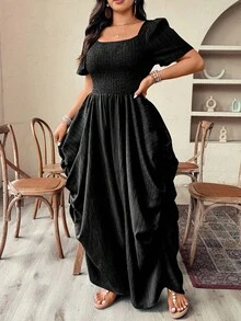 EMERY ROSE Bộ đồ liền thân Halloween cỡ lớn - màu đen - Xem 7